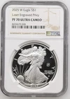2025 W Proof American Silver Eagle Laser Privy NGC PF70 Brown Label - A629