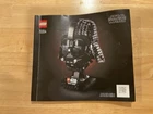 LEGO Star Wars Darth Vader Helmet 75304 Complete Set 18+ Display Stand Included