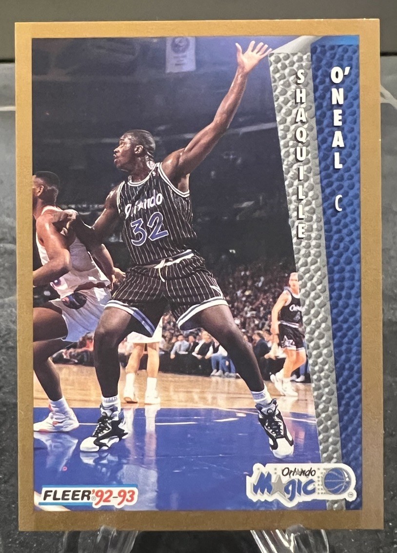 Shaquille O'Neal HOF 1992-93 Fleer Basketball Rookie # 401