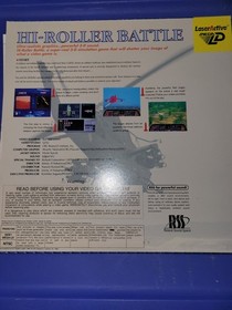 Pioneer LaserActive Hi-Roller Battle Game pre-owned collectable