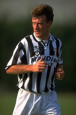 Didier Deschamps of Juventus FC v Val D''Aosta Delle Alpi Stadium - Old Photo