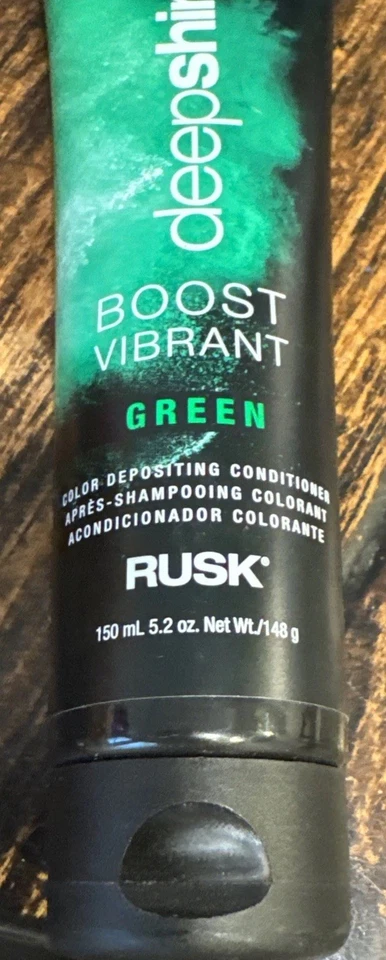 Rusk Deepshine Boost яркий зеленый осаждающий кондиционер 5,2 унц - Изображение 2 из 4