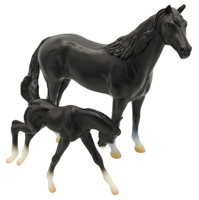 Breyer Horses Traditional Series Mare and Foal Lot 6.5'' & 3''
