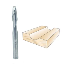 Whiteside Upcut Spiral Ball End CNC Router Bit 1/4 in. D x 1/8 in. R