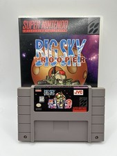 Big Sky Trooper SNES Authentic Cart Tested W/Plastic Case