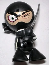 Fart Ninja MASTER BLASTER Action Figure Toy- motion activated.  Series 4 Black