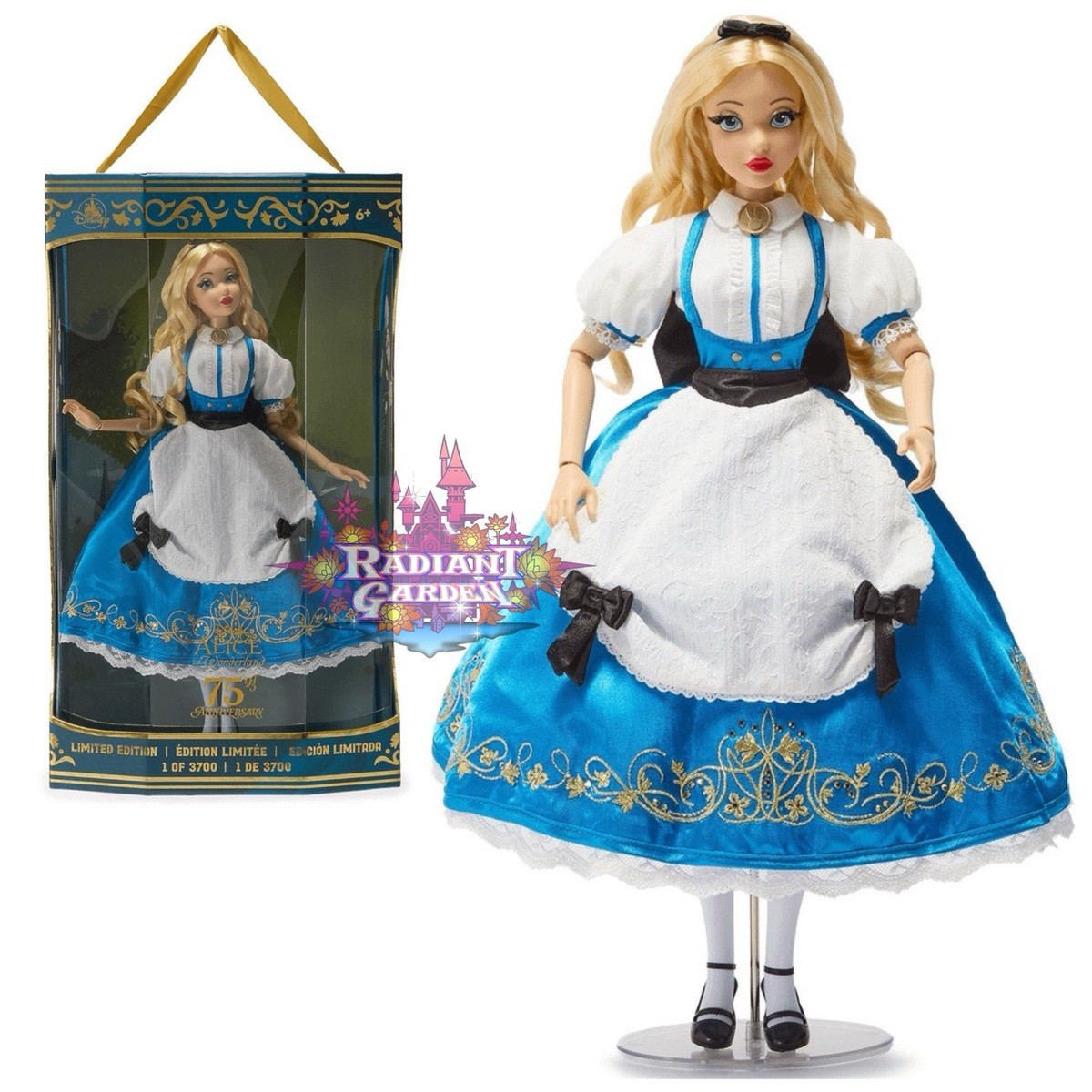 2026 Disney Alice in Wonderland 75th Anniversary Alice 16.5” LE