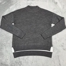 Calia Carrie Underwood Sweater Womens Medium Gray Effortless High Low Pullover