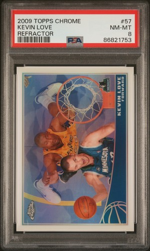 2009 Topps Chrome Kevin Love #57 card