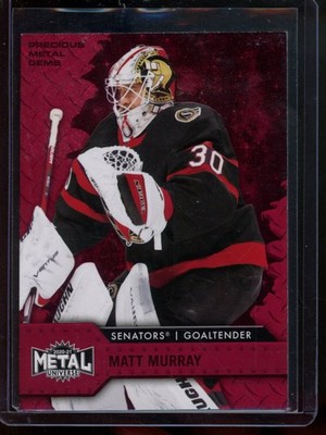 2020-21 SkyBox Metal Universe Matt Murray Precious Metal Gems Red /100 #83