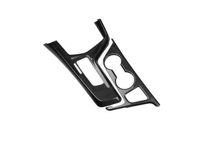 Carbon Fiber Console Gear Box Shift Panel Cover For Cadillac CT4 CT4-V 2020-2023 - Изображение 2 из 4