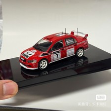 1/43 AUTOART LANCER EVO VII WRC 2001 British Station #7 Die Cast Model RARE