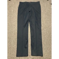Proof huckberry chino straight pants mens blue work office fit 35X32 (tag 34)
