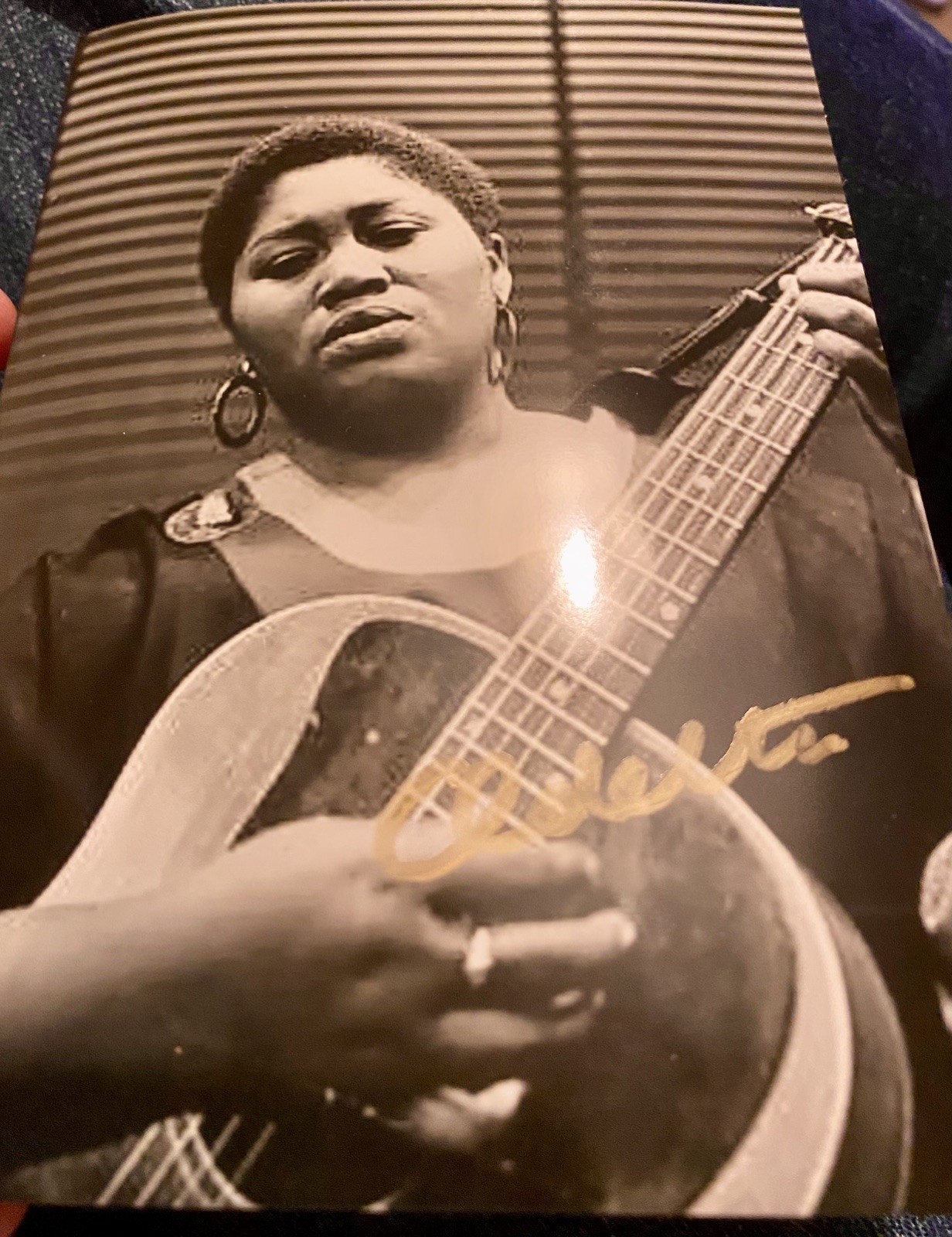 ODETTA Hand Signed Autograph Photo ODETTA HOLMES