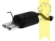 Ulter Sportauspuff für Honda Civic 7 Hatchback 1.4i 1.6i 2x80x65mm