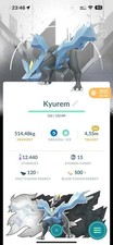 Pok mon Tra de Go --- Non Shiny Kyurem Bg GoTour White size XXL