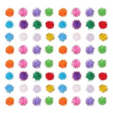 300 Pcs Cat Toy for Multiple Cats Soft Toys Pack Pom Balls Bulk Small Nip