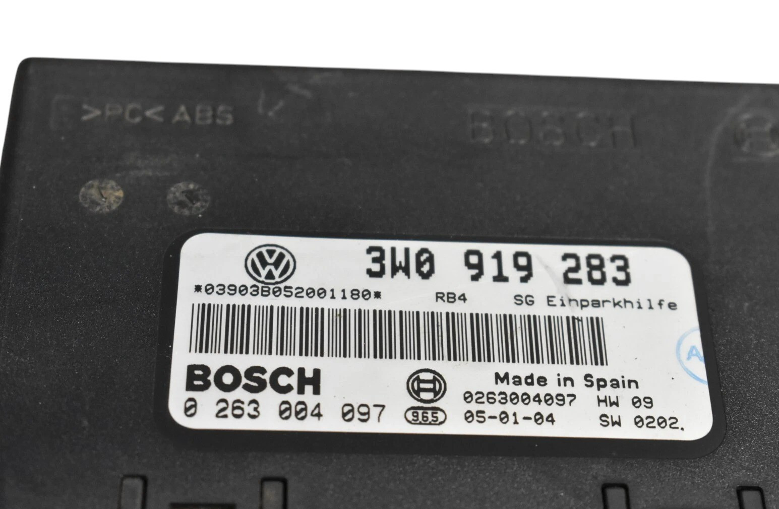 03-07 Bentley Continental PDC Park Parking  Assist Control Module 3W0919283 Oem