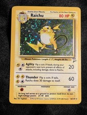 raichu holographic pokemon card value 401 Games Canada - Raichu - 13/95 - Rare