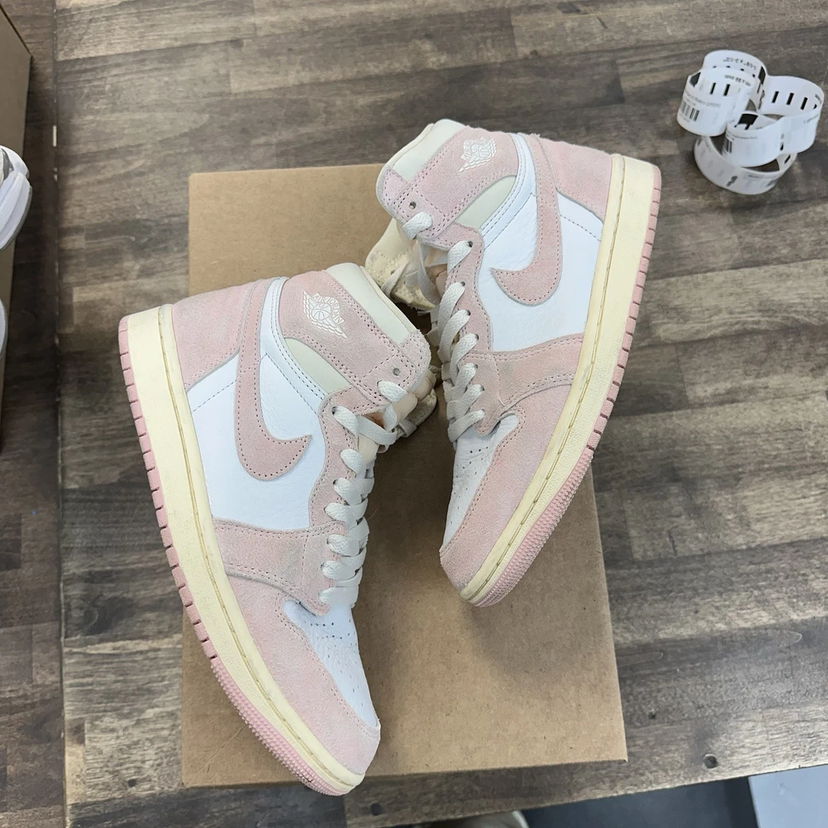 Preços baixos em Jordan 1 Retro OG High Washed Pink W | eBay