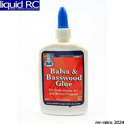 Midwest Products 361 Balsa & Basswood Glue 4 Oz