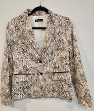 New York  Company 7th Avenue Suiting Collection Women  s Blazer Size 6 Brown...
