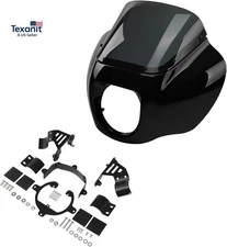 Front Headlight Fairing Windshield & Bracket Fit for Harley 2020-2025 Softail Lo