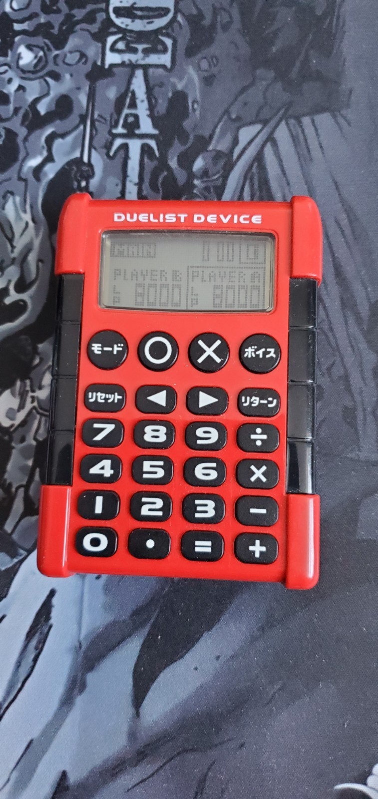 Calculator Japanese Red Black Used