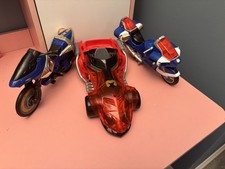 Mighty Morphin Power Rangers 3x Power Ranger Bandai Motorbike / Vehicle Bundle