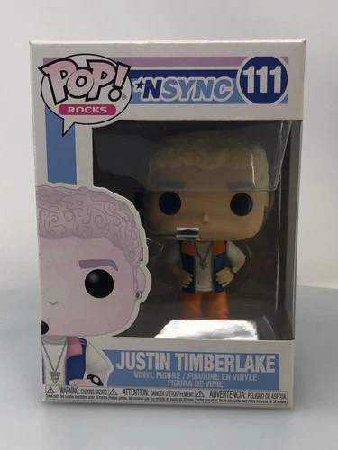 Funko POP! Rocks NSYNC Justin Timberlake #111 Vinyl Figure NOT MINT