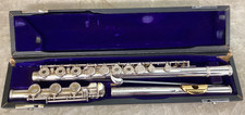 Armstrong Model 80 Sterling Silver, Open Hole, Gold Mouthpiece Flute