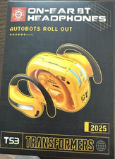 TRANSFORMERS T53 Bluetooth Headphones OPEN BOX 