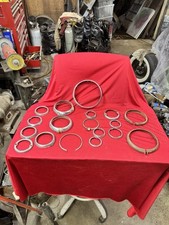 LOT 1930’ 1940’s 1950’s Light Trim Bezels Hot Rod Vintage Taillight Custom TROG