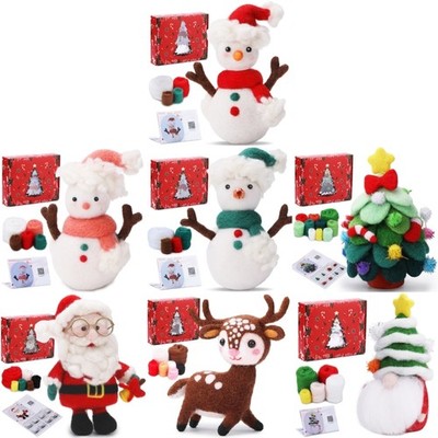 Wool Felt DIY Material Pack Handmade Craft Needlework Unfinished Festive Decor
