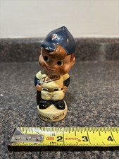 VINTAGE 1961-62 Minnesota Twins Mini Bobblehead/Nodder Japan White Round Base