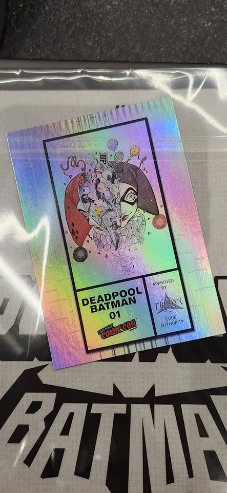 Deadpool Batman #1 PEACH MOMOKO Trinity NYCC 2025 Exclusive Limited to 888 w COA - Image 2 of 2