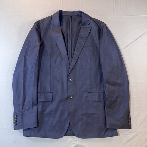 J Crew Ludlow Blazer Jacket Size 42L American Made Wool Woolen Co Blue