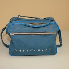 Hasselblad Camera Bag, Made In Sweden, Blue  good condition.