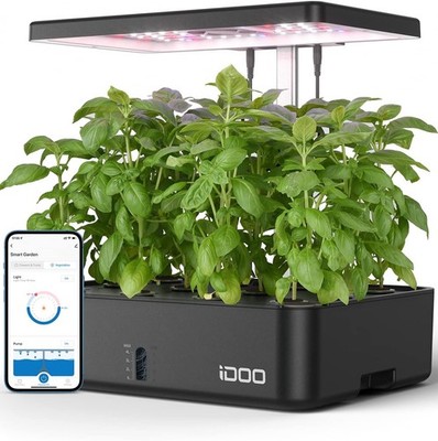 iDOO Hydroponic System Smart Garden Hydroponik WiFi Hydroponisches Anzuchtsystem