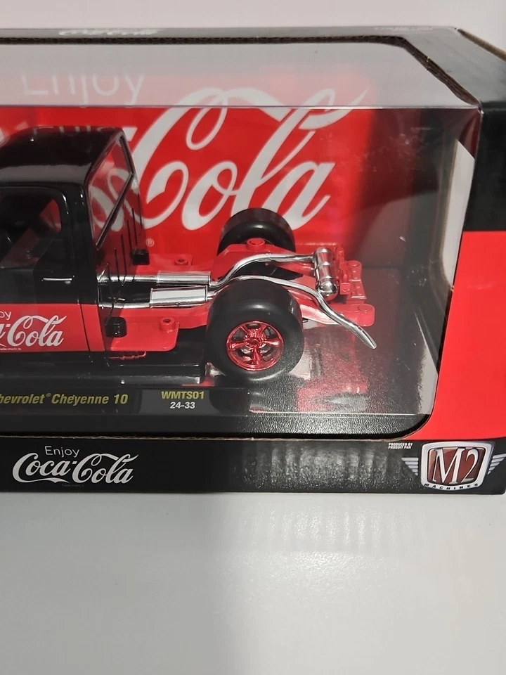 M2 1973 Chevrolet Cheyenne 10 Red & Black Coca-Cola 1/24th CHASE 1 Of 750 - Image 2 of 4