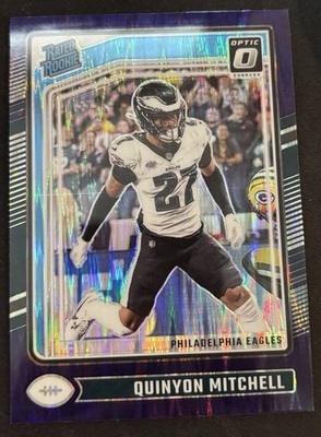 2024 Donruss Optic #282 Quinyon Mitchell Purple Shock