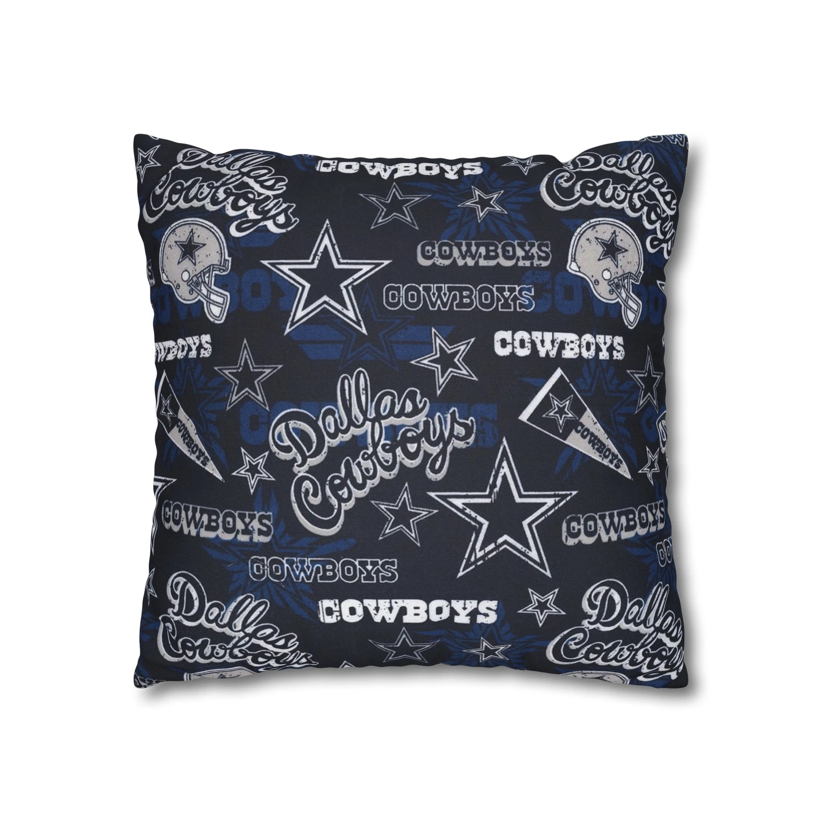 Dallas Cowboys Spun Throw Pillowcase