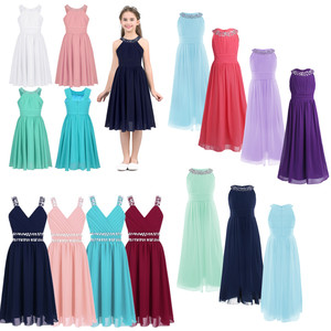 long chiffon flower girl dresses