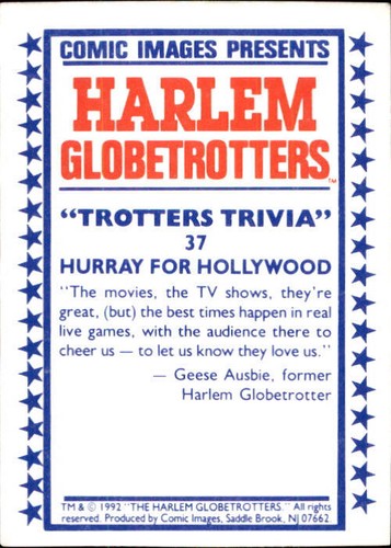 Harlem Globetrotters Comic Images 1992 Trading Card Complete Your Set You Pick - Picture 75 of 181