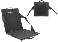 Summit Folding Padded Stadium Seat Black Camping Festivals Outdoors SUM633066