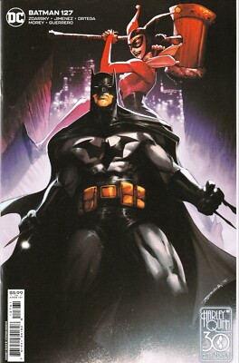 BATMAN #127 (2016) STEPHEN SEGOVIA CARDSTOCK 'HARLEY QUINN' VARIANT ~ UNREAD NM