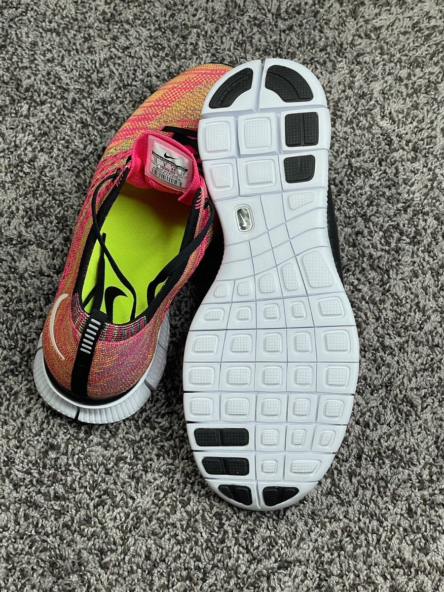 Size 10 Nike Free Flyknit NSW Pink Flash for sale online
