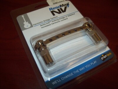 NEW - Graph Tech Resomax NV Tailpiece With AutoLock Posts - CHROME