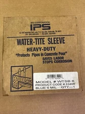 NEW - IPS Corporation POLY SLEEVE 1 IN. X 200 FT. 6 MIL THICK BLUE WTSB  (83404)