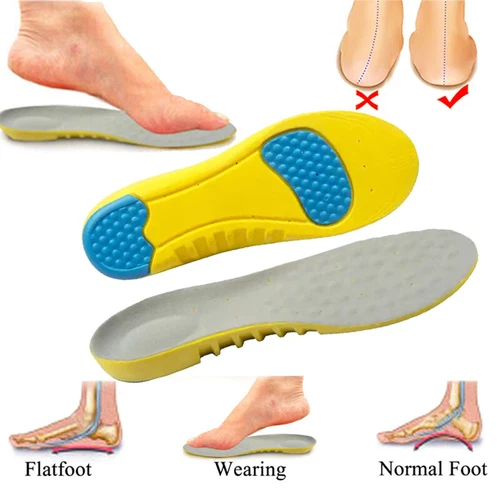 Work Boots Feet Arch Support Orthotic Plantar Fasciitis Shoe Insoles Cushion US - Picture 1 of 22